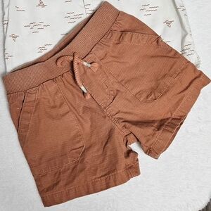 Carter's Rust High-Waist Drawstring Kids Shorts